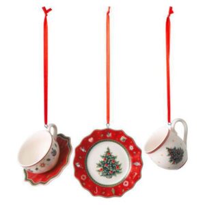 Villeroy & Boch Ornamente Geschirrset rot 3tlg. Toys Delight Decoration