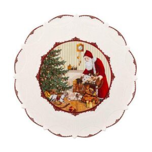 Villeroy & Boch Gebäckteller 42 cm Toy’s Fantasy Santa bringt Geschenke