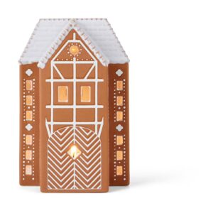 Kähler Lichthaus 17 cm Gingerbread braun