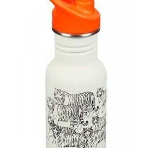 klean kanteen Trinkflasche Kid Classic Tiger einwandig  355ml mit Sport Cap