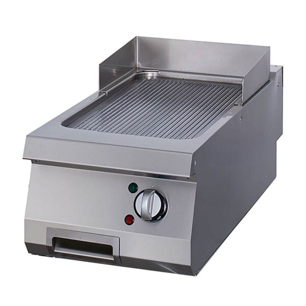 Elektro Grillplatte Heavy Duty - gerillt - 1 Heizzone