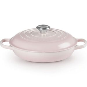 Le Creuset Gourmet-Profitopf mit Deckel 30 cm Signature shell pink