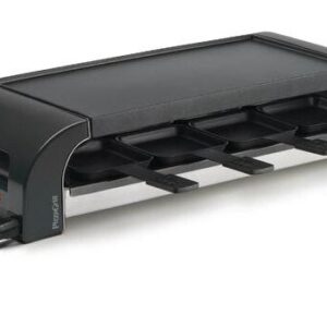 Stöckli Raclette PizzaGrill für 8 59x23x13 cm anthrazit