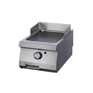 Gas Grillplatte Heavy Duty - gerillt hartverchromt - 1 Heizzone