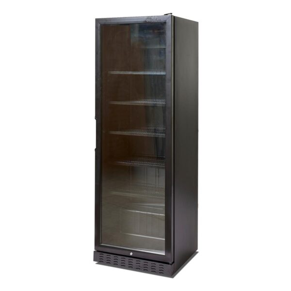 Flaschenkühlschrank LED schwarz - 380 Liter