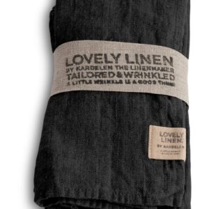 Lovely Linen Servietten 45x45 cm Lovely Dark Grey