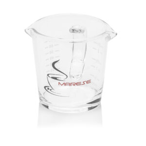 Marese Espresso Shotglas 70ml mit Griff und Doppelauslauf