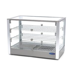 Gastro Wärmevitrine / Heiße Theke - 115 l - 70 cm - 3 Regale