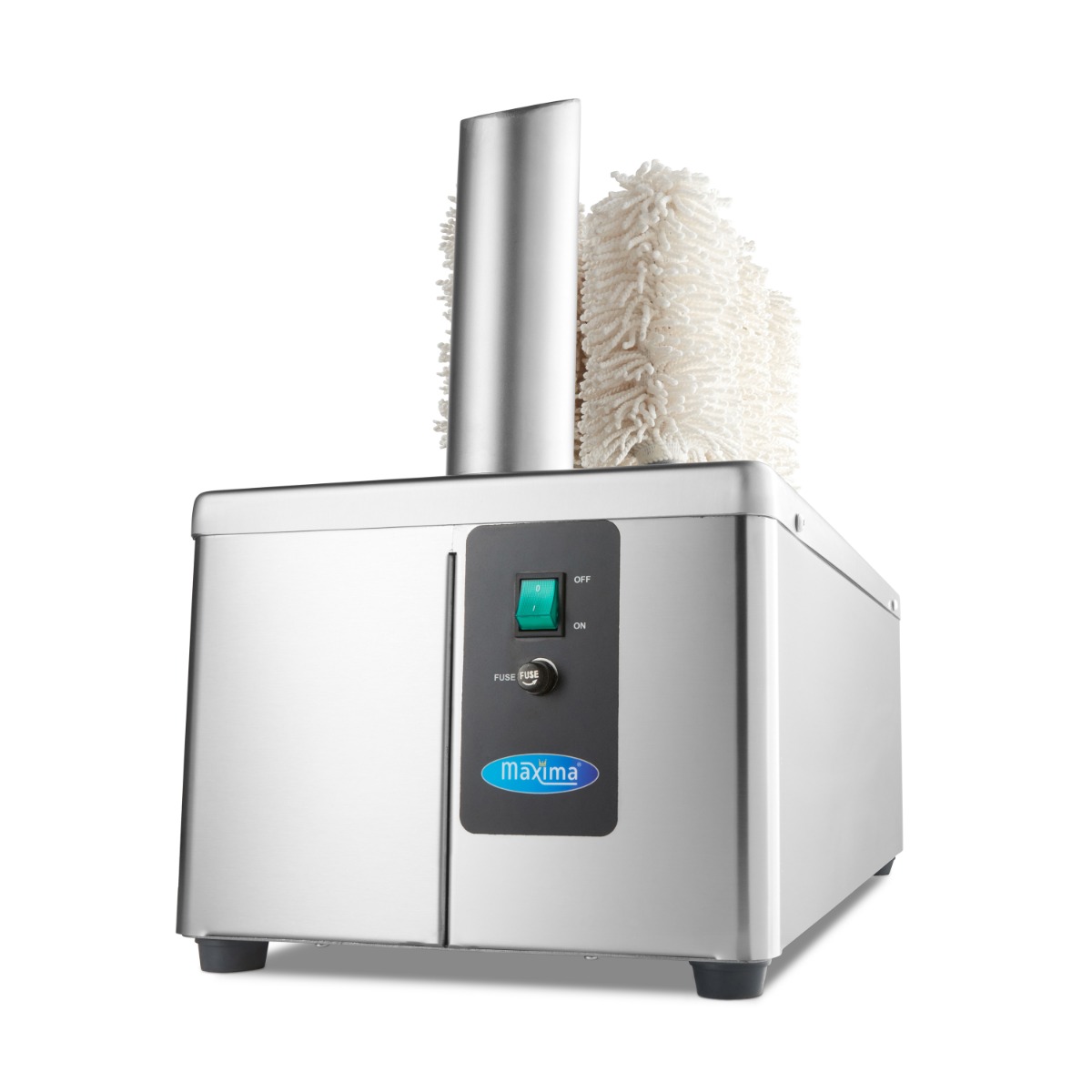 Glaspolierer / Gläserpoliermaschine - 8 Bürsten - 600 Gläser/Stunde 1 Glaspolierer / Gläserpoliermaschine - 8 Bürsten - 600 Gläser/Stunde