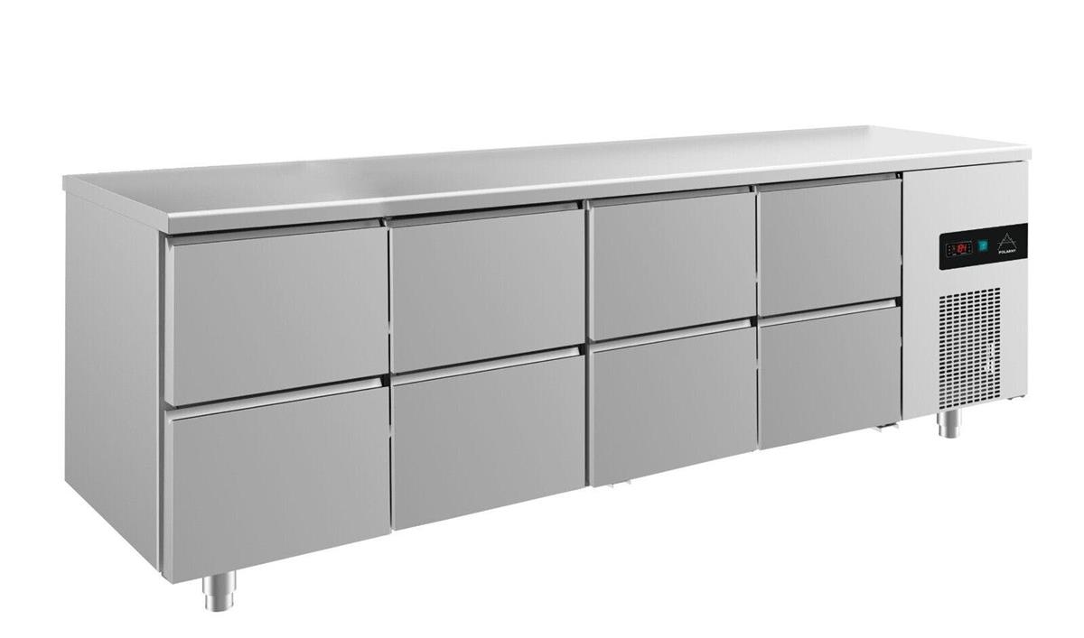 Kühltisch GaPo KT4ZZZZ mit 4x 2 Schubladen 1 Kühltisch GaPo KT4ZZZZ mit 4x 2 Schubladen