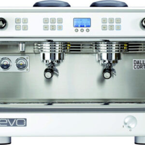 Dalla Corte Evo 2 High arctic white 2 Brühgruppen