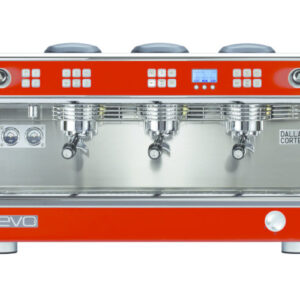 Dalla Corte Evo 2 High sparkling red 3 Brühgruppen