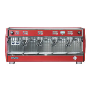 Dalla Corte Evo 2 sparkling red 4 Brühgruppen