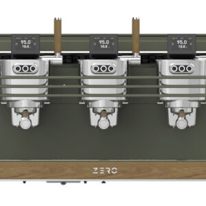 Dalla Corte Zero Barista Olive Green Walnut 3 Brühgruppen