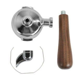 Bezzera Filterträger 1 Auslauf Griff aus Nussbaumholz