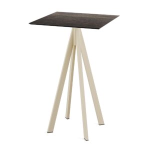 Stehtisch Infinity Sand + Riverwashed Wood HPL 70 x 70 cm
