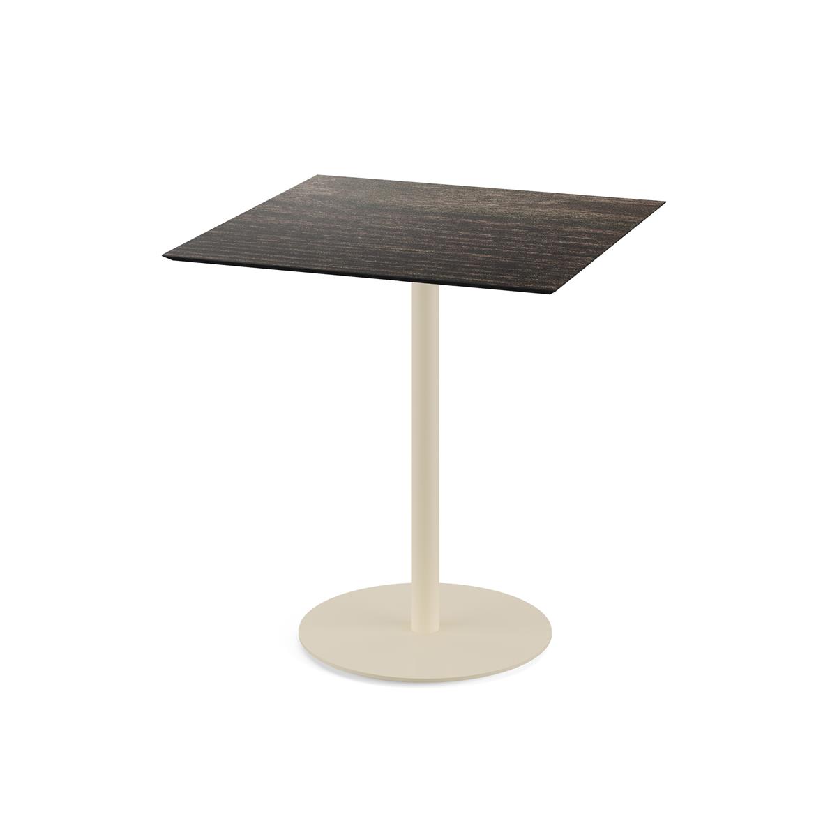 Terrassentisch Urban Sand + Riverwashed Wood HPL 70 x 70 cm 1 Terrassentisch Urban Sand + Riverwashed Wood HPL 70 x 70 cm