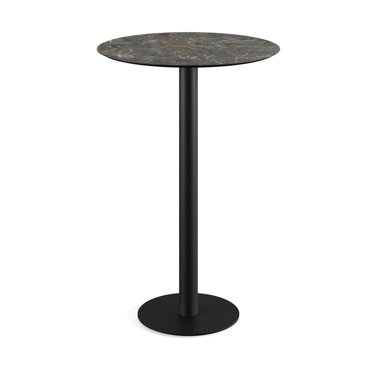 Stehtisch Urban Schwarz + Galaxy Marble HPL Ø 70 cm 1 Stehtisch Urban Schwarz + Galaxy Marble HPL Ø 70 cm