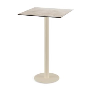 Stehtisch Urban Sand + Moonstone HPL 70 x 70 cm