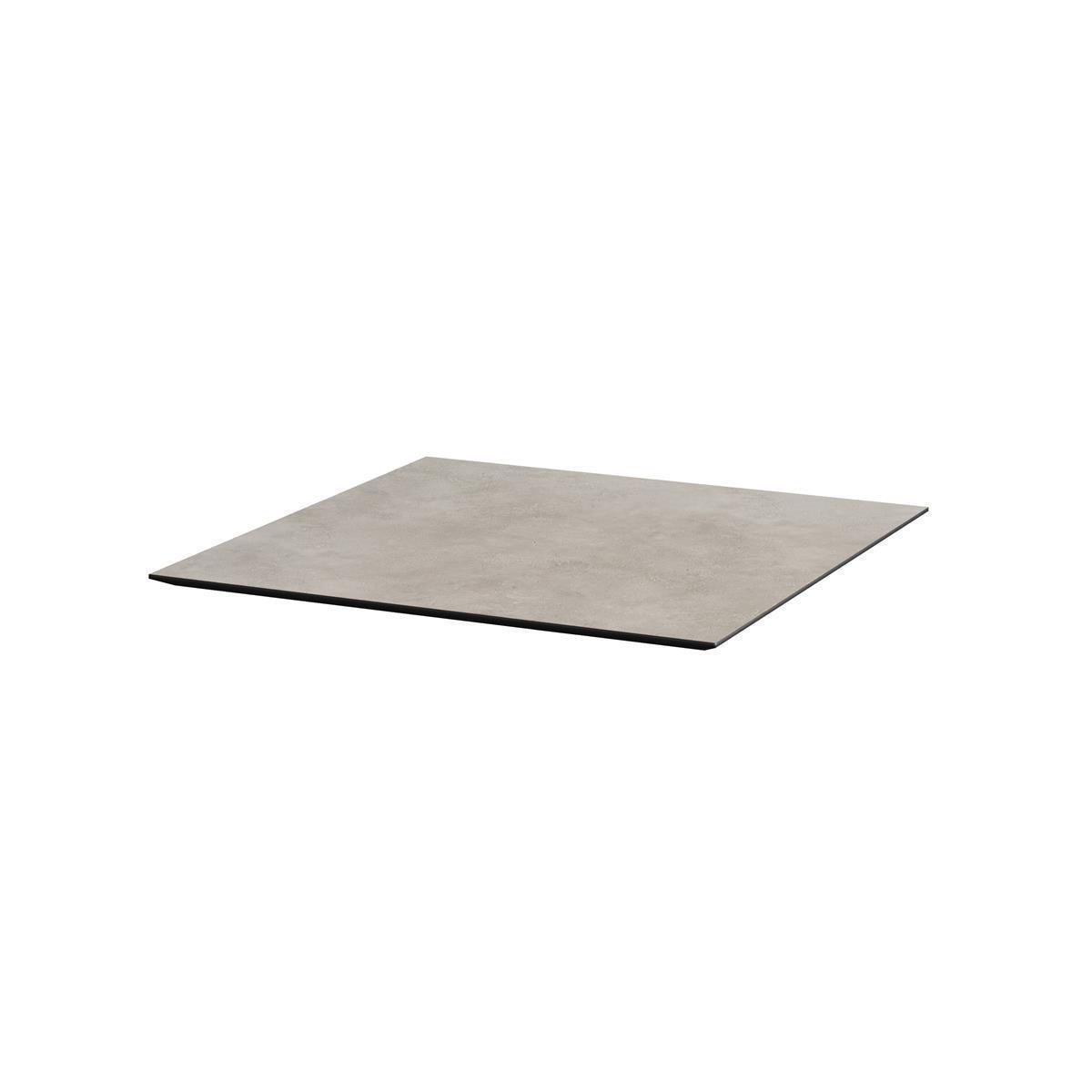Terrassentisch Urban Schwarz + Moonstone HPL 70 x 70 cm 1 Terrassentisch Urban Schwarz + Moonstone HPL 70 x 70 cm