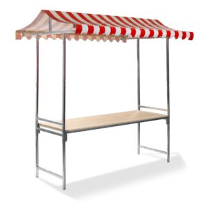 Marktstand / Verkaufsstand professional Rot/Weiß