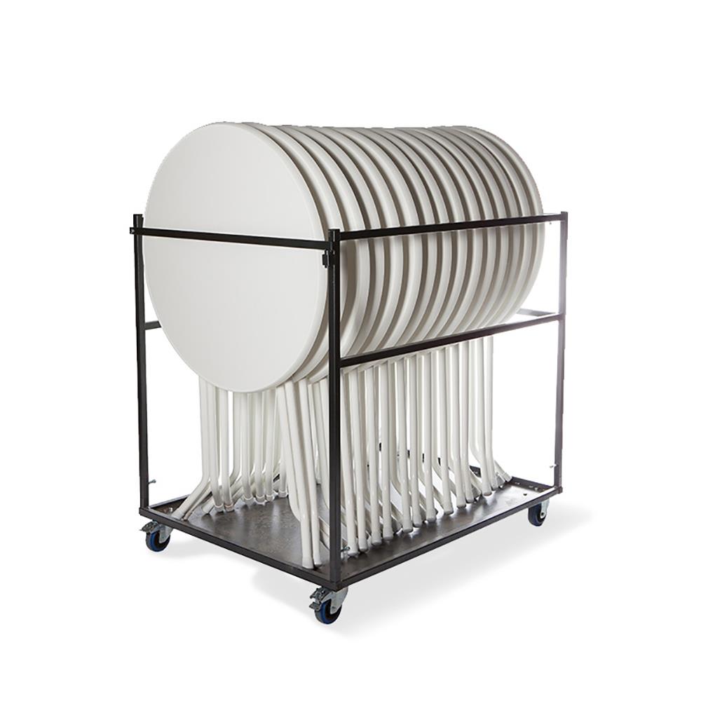 Stehtisch Transportwagen groß 1 Stehtisch Transportwagen groß