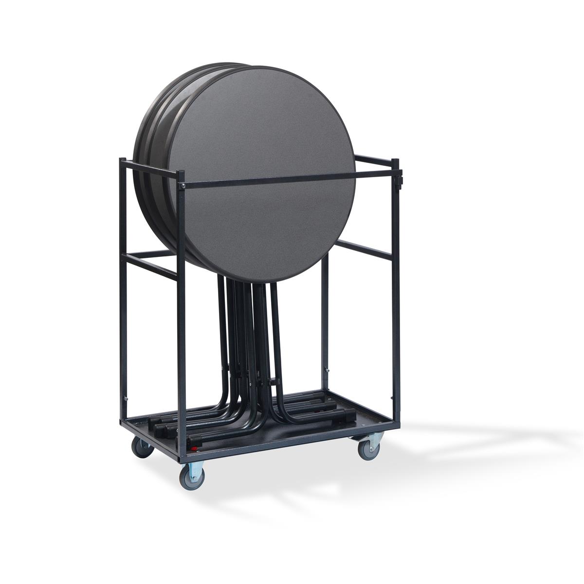 Stehtisch Transportwagen klein 1 Stehtisch Transportwagen klein