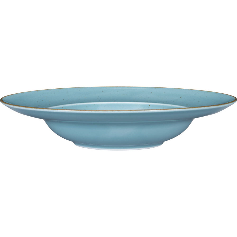 Lubiana "Kaszub" Pastatelle türkis, braun gesprenkelt Ø 240 mm 1 Lubiana "Kaszub" Pastatelle türkis
