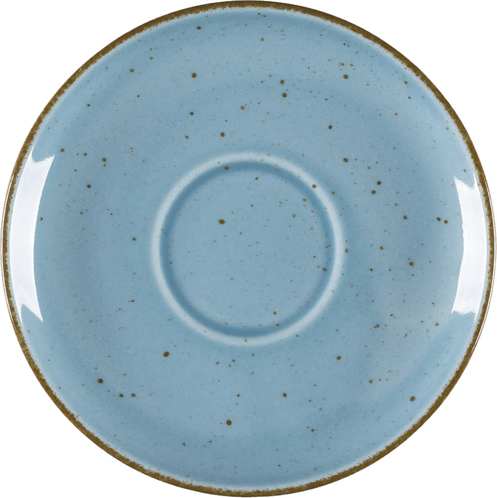 Untertasse "Aida" türkis, braun gesprenkelt, Ø 145 mm passend zu PZ6302180 1 Untertasse "Aida" türkis