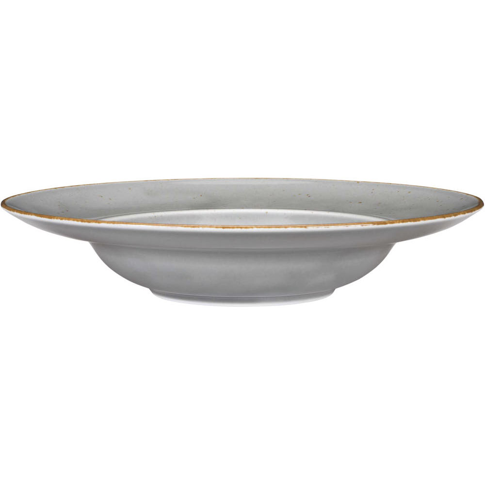 Lubiana "Kaszub" Pastatelle grau, braun gesprenkelt Ø 240 mm 1 Lubiana "Kaszub" Pastatelle grau