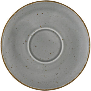 Untertasse "Aida" grau