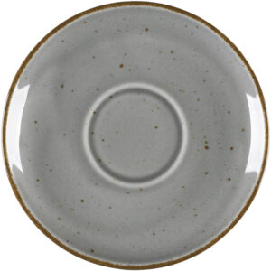 Untertasse "Aida" grau