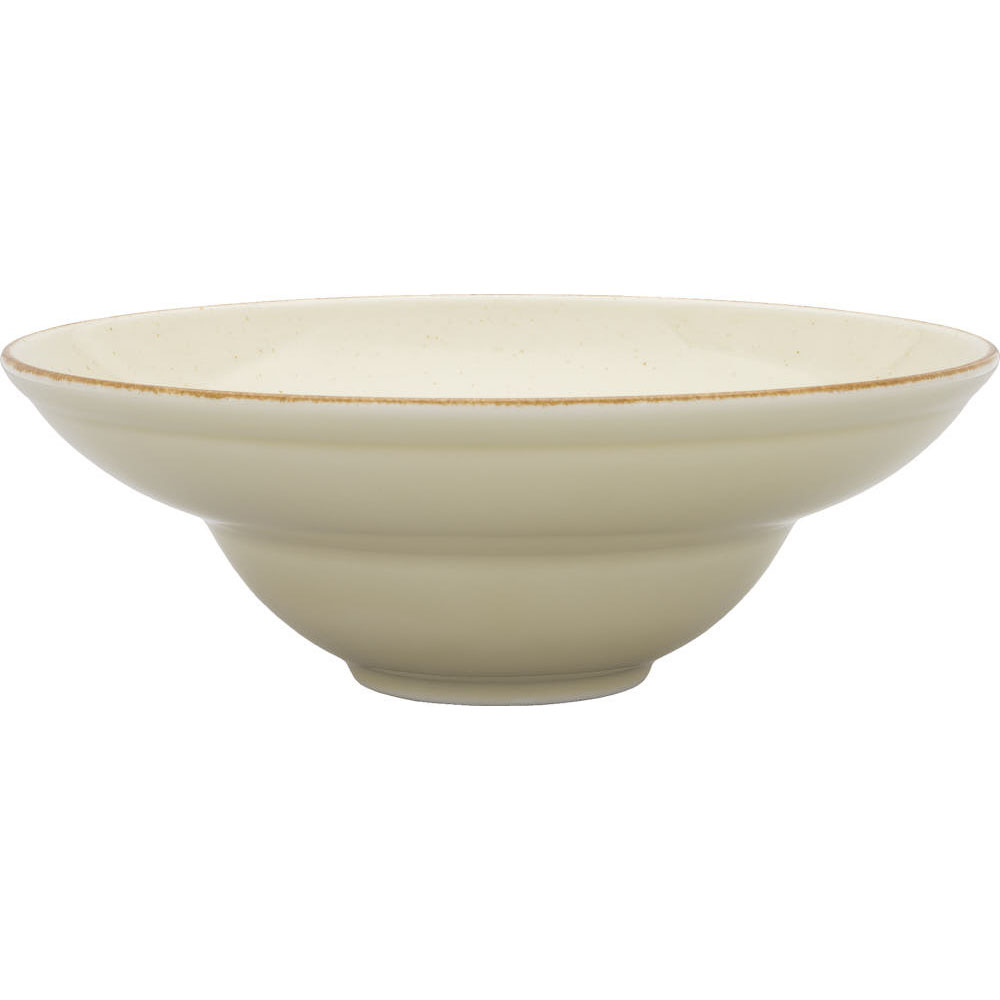 Lubiana "Kaszub"Pastateller cremefarben, braun gesprenkelt Ø 260 mm 1 Lubiana "Kaszub"Pastateller cremefarben