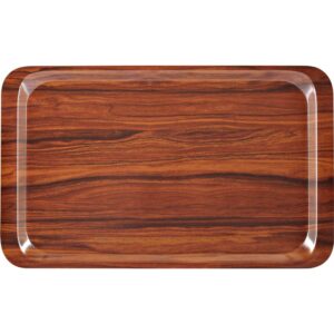 Tablett aus laminiertem Schichtstoff GN 1/1 Mahagoni