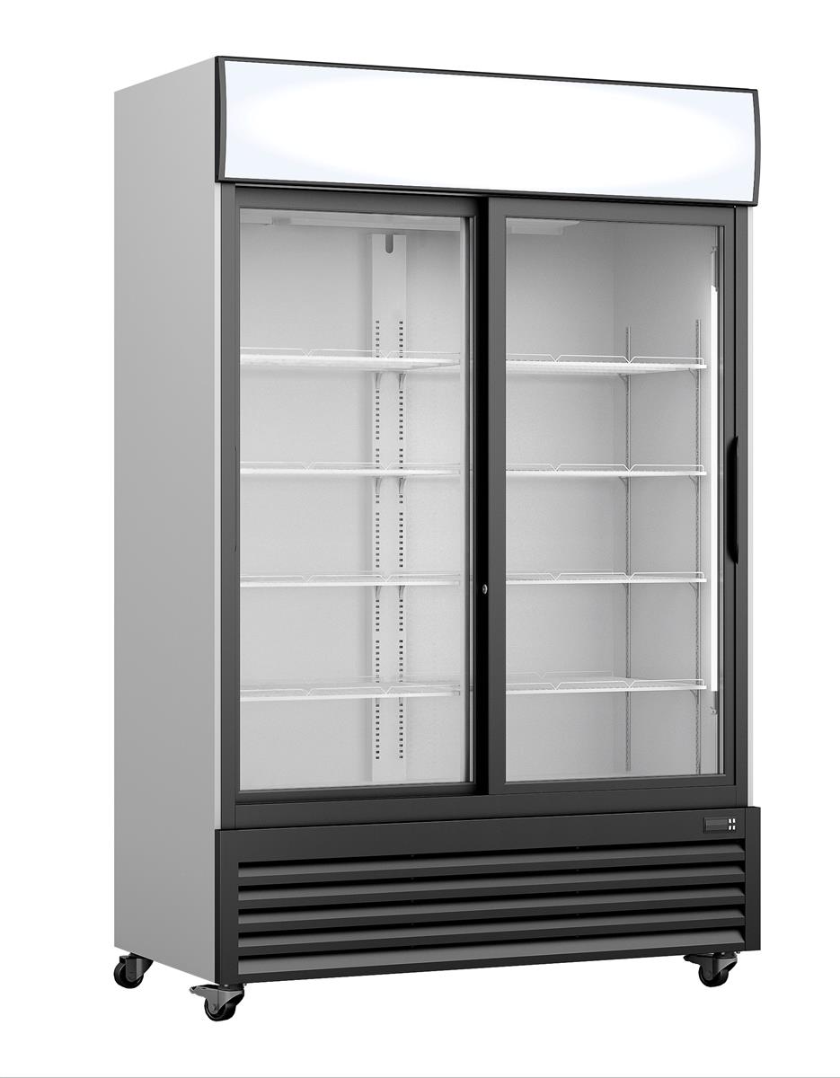 Kühlschrank GTK 700 mit Glastür und Werbetafel 1 Kühlschrank GTK 700 mit Glastür und Werbetafel