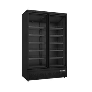 Kühlschrank mit 2 Glastüren Modell GTK 1000 PRO schwarz