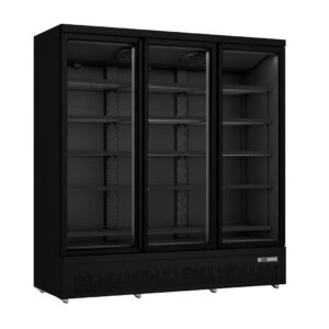 Kühlschrank 3 Glastüren GTK 1530 S schwarz PRO
