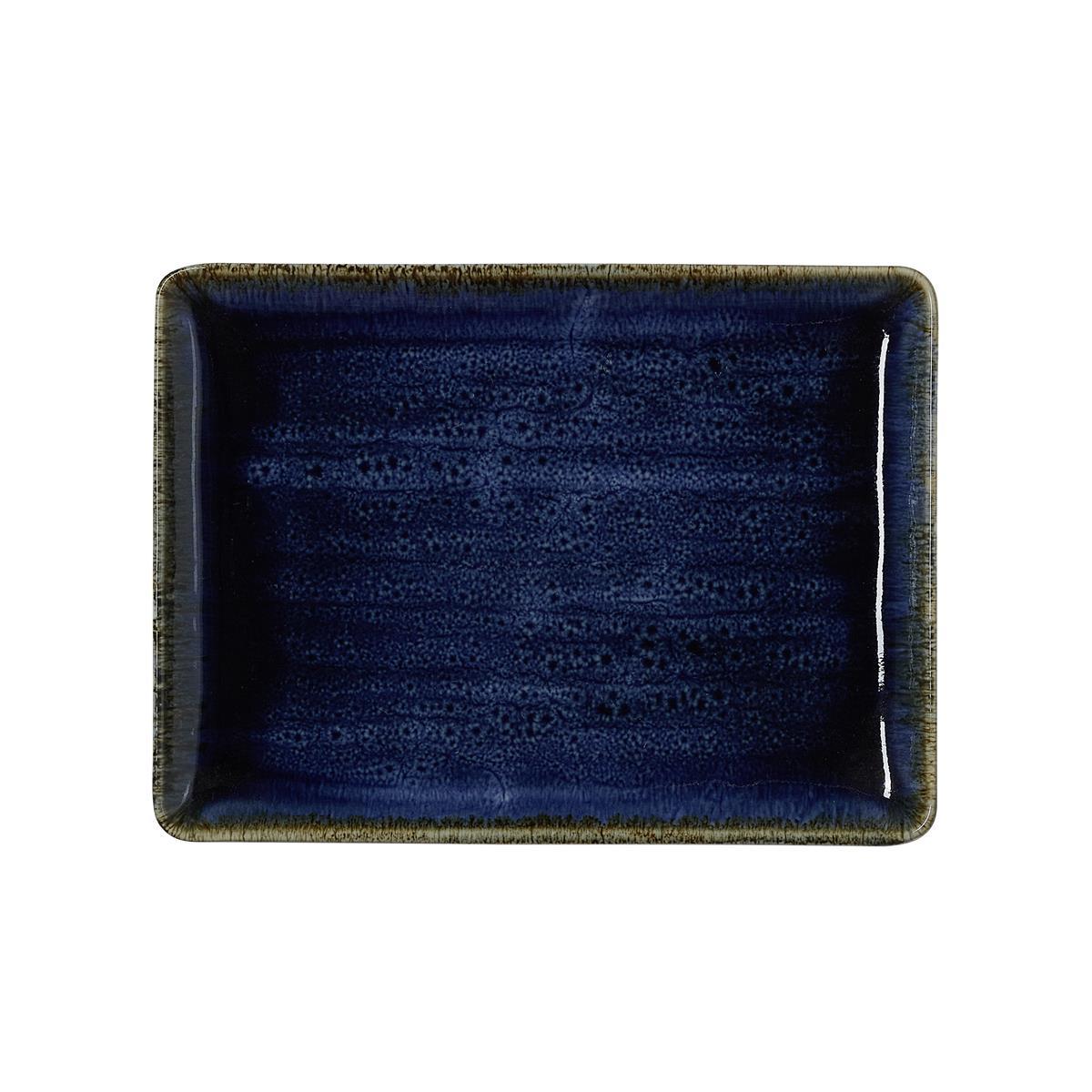 Vida Dark Ocean Teller flach eckig 23 x 17 cm 1 Vida Dark Ocean Teller flach eckig 23 x 17 cm