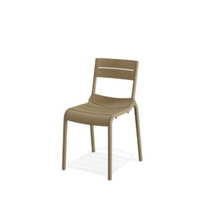 Terrassenstuhl / Stapelstuhl Calor aus Polypropylen - Sand