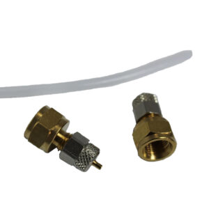 Bezzera Schlauch PTFE ø 2x4 200 mm 1/8 Zoll F incl. 2x Raccord Unica