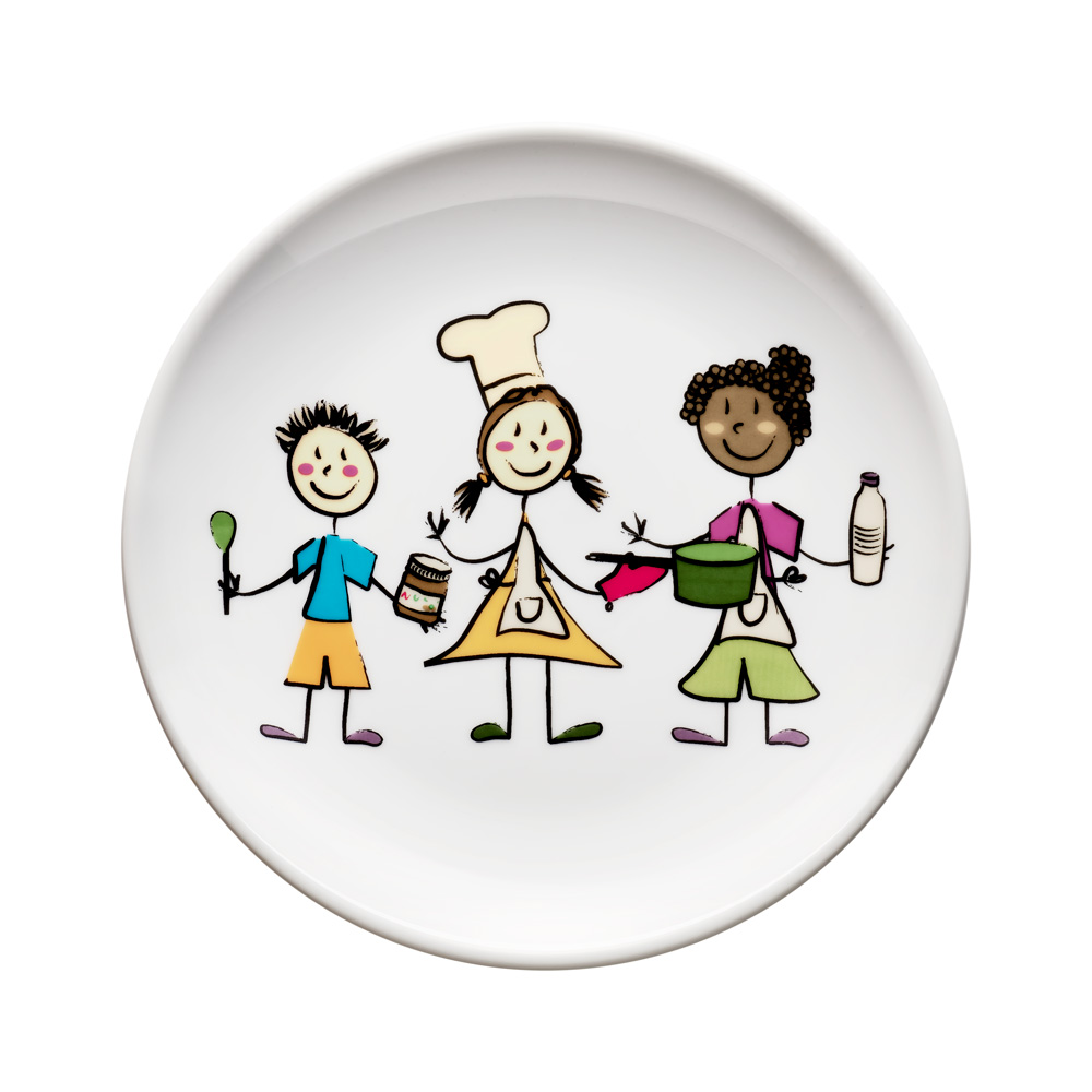 Teller flach "Kindergeschirr" Ø 180 mm 1 Teller flach "Kindergeschirr" Ø 180 mm