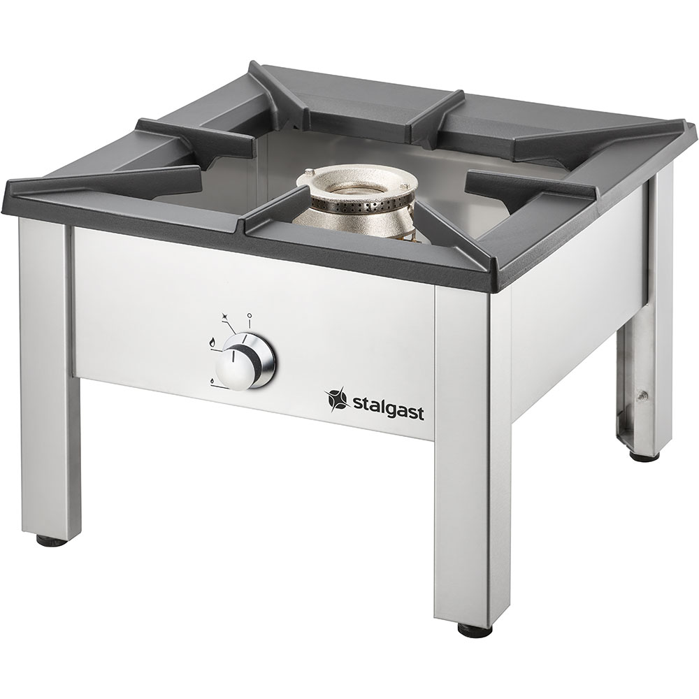 Edelstahl Gas Hockerkocher STANDARD - Erdgas (G20) 1 Edelstahl Gas Hockerkocher STANDARD - Erdgas (G20)