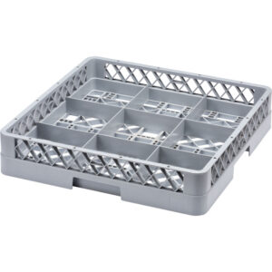 Spülkorb  für Gläser und Tassen 9 Fächer 500 x 500 mm
