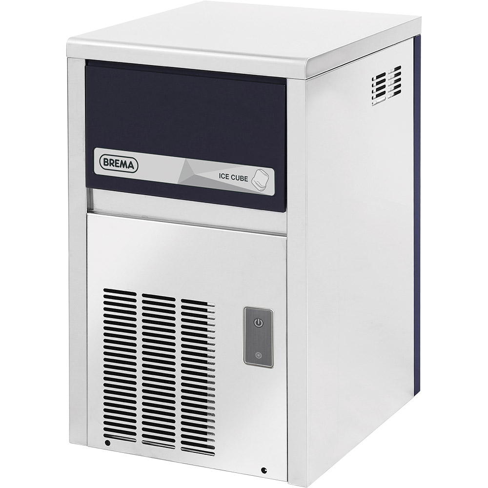 BREMA Eiswürfelbereiter CB 184 INOX - luftgekühlt - 21kg/24h 1 BREMA Eiswürfelbereiter CB 184 INOX - wassergekühlt