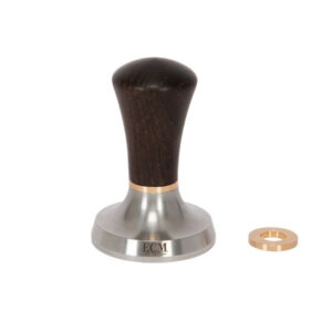 ECM Präzisionstamper mit Spacer mit Smoked Oak Holzgriff