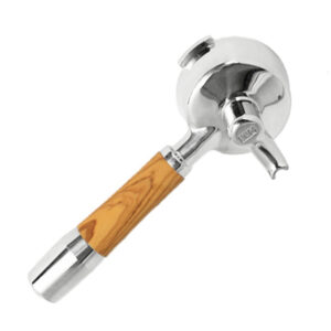 ECM Filterträger 1 Auslauf Olivenholzgriff