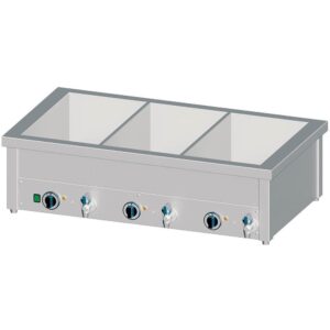 Bain-Marie Tischgerät mit separaten Becken für 4x GN1/1