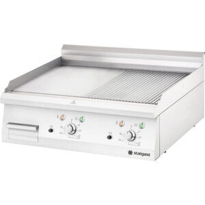 Elektro Griddleplatte 700 ND -  ½ glatt /½ gerillt - 2 Heizzonen