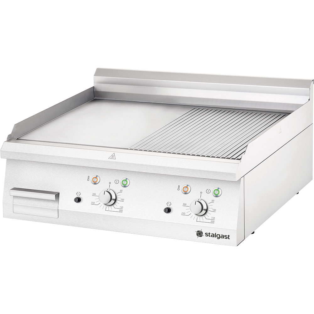Elektro Griddleplatte 700 ND - ½ glatt /½ gerillt - 2 Heizzonen 1 Elektro Griddleplatte 700 ND - ½ glatt /½ gerillt - 2 Heizzonen
