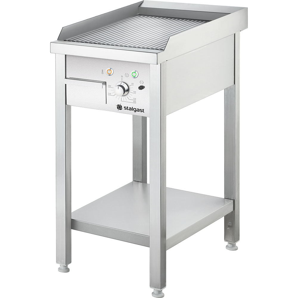 Elektro Griddleplatte als Standgerät - gerillt - 1 Heizzone 1 Elektro Griddleplatte als Standgerät - gerillt - 1 Heizzone